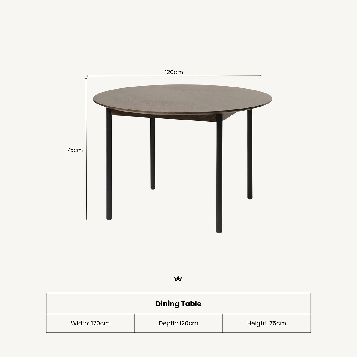 Roka Geometric Dining Table from Roseland Furniture