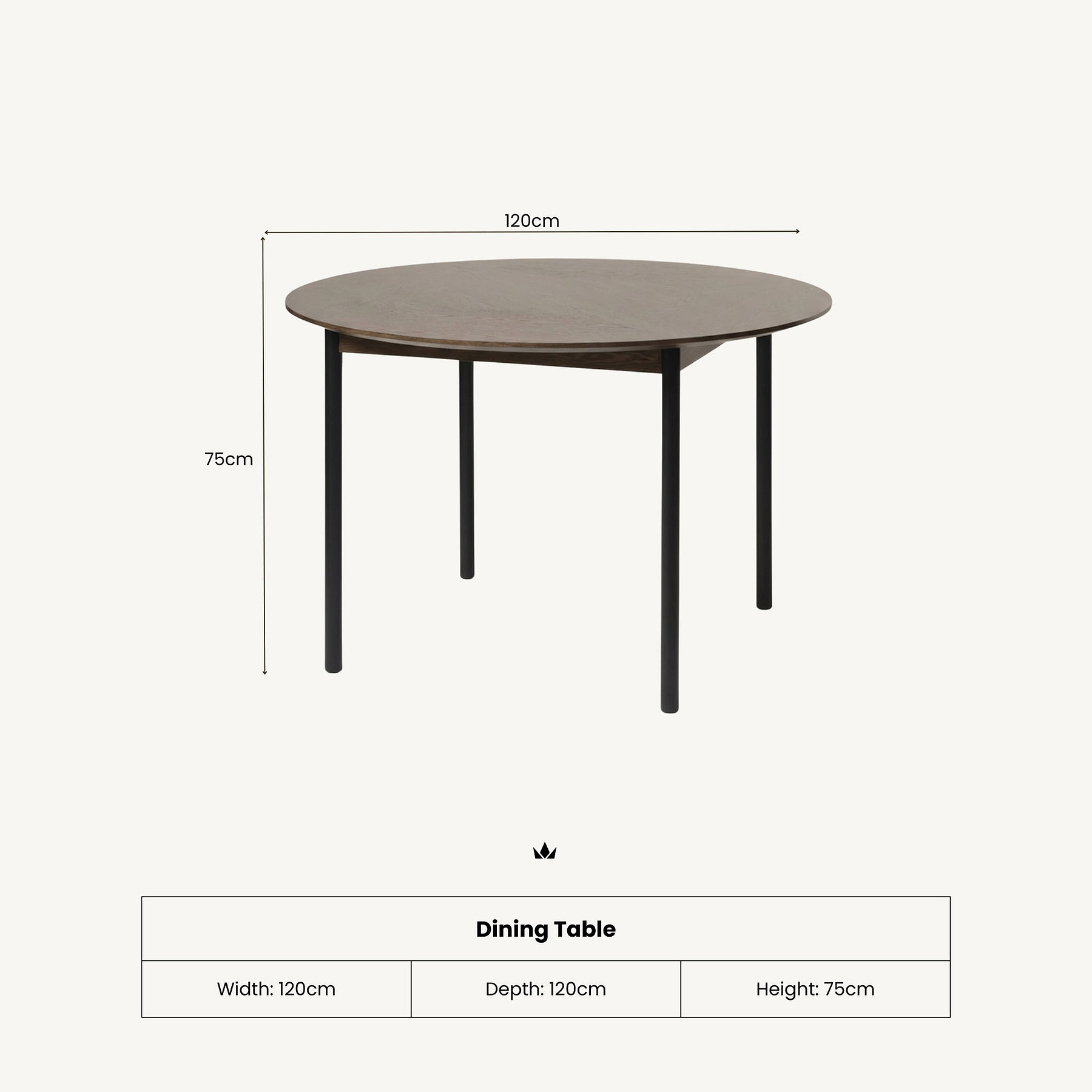 Roka Geometric Dining Table from Roseland Furniture