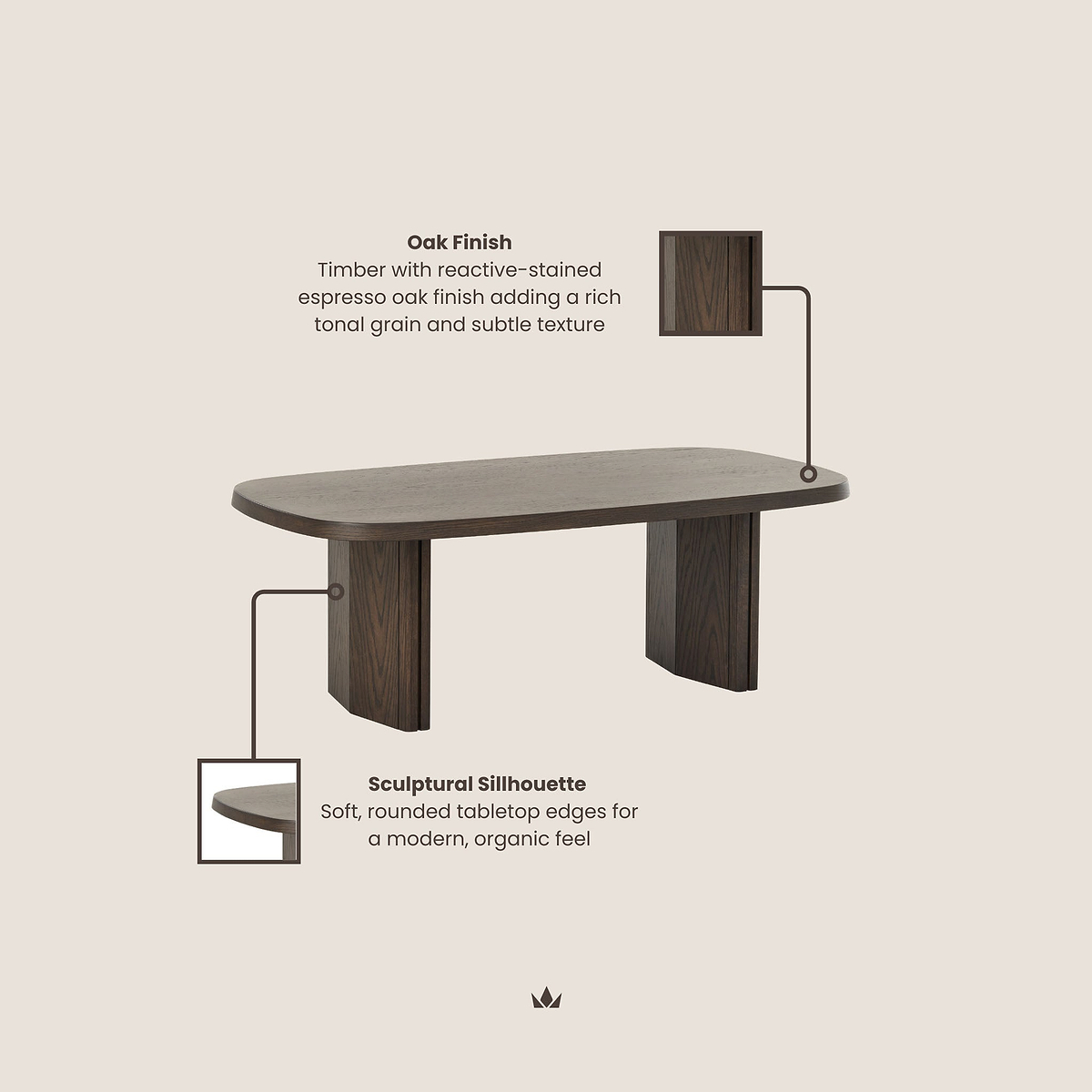 Roka Coffee Table from Roseland Furniture