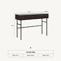 Roka Geometric Console Table from Roseland Furniture