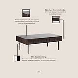 Roka Geometric Coffee Table from Roseland Furniture