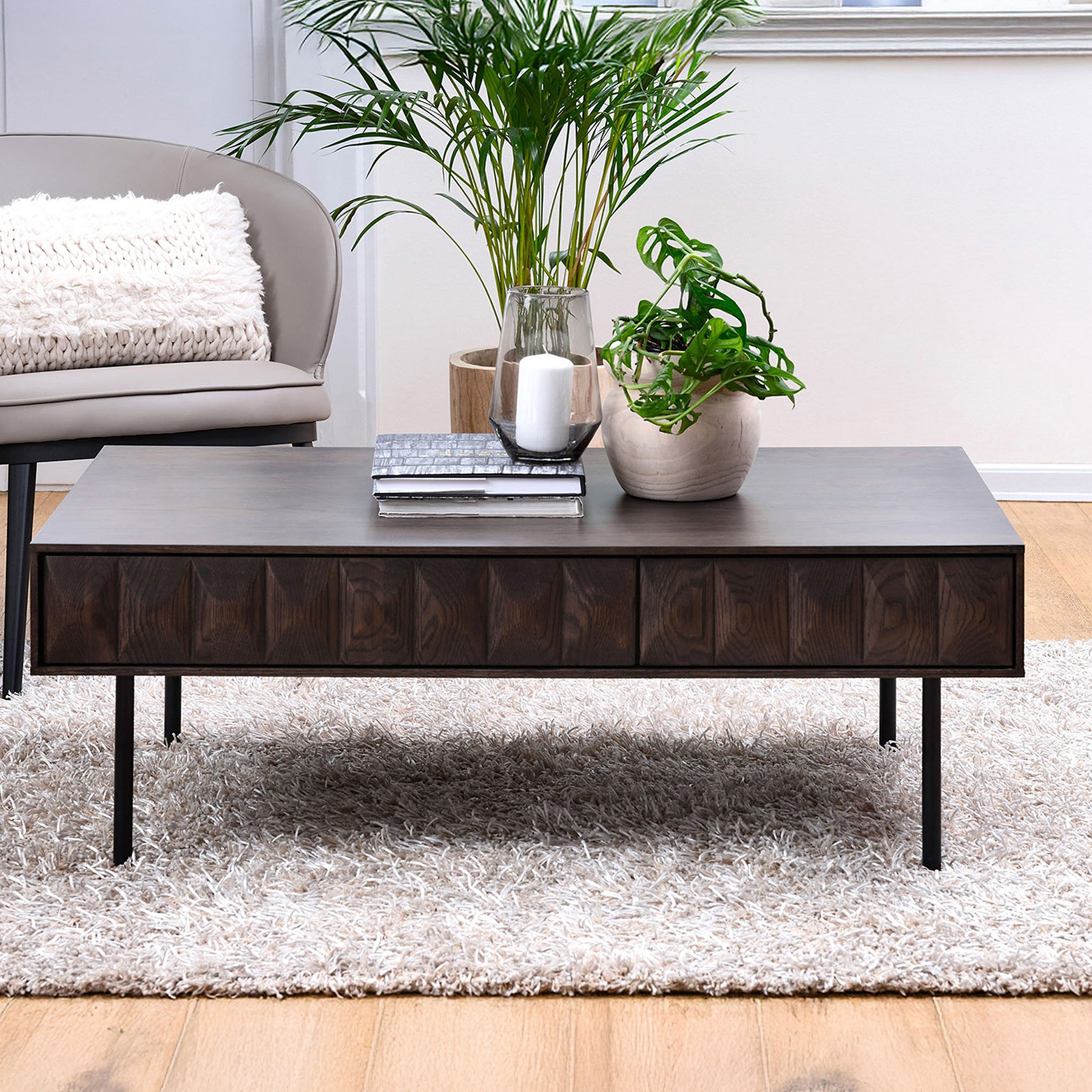 Roka Geometric Coffee Table from Roseland Furniture