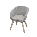 Roma FSC 6 Seater 150cm Round Sunray with Concrete Insert Dining Set with 6 Sol Dining Chairs