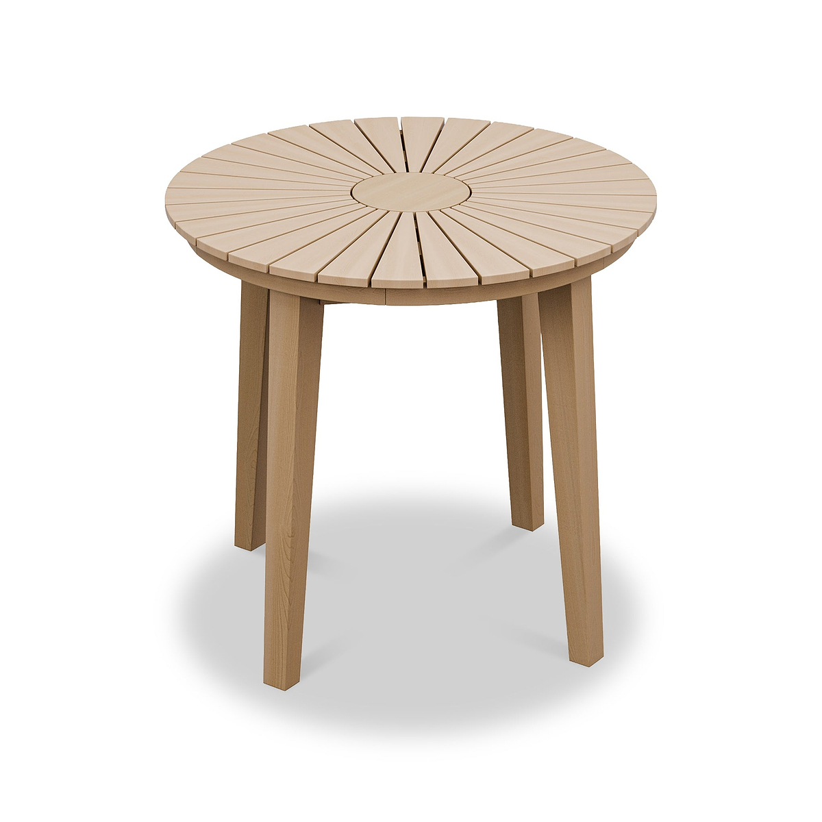 FSC 1 Roma 80cm Round Bistro Table w Roma Rope Stacking from Roseland Furniture