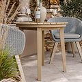 FSC 1 Roma 80cm Bistro Table w 2 Sol Dining Chairs from Roseland Furniture