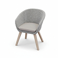 Roma FSC Sunray 80cm Bistro Set with 2 Sol Dining Chairs