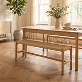 Harborough Oak Dining Bench from Roseland Furniture