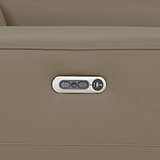 Radford Leather Power Reclining Corner Chaise Sofa close up of control device