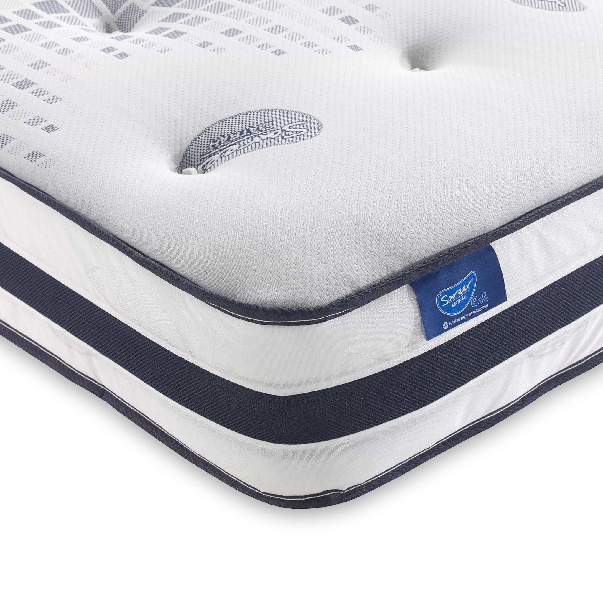 Matrrah Matrah Gel Sprung Mattress | Single Double 5ft 6ft King | Roseland