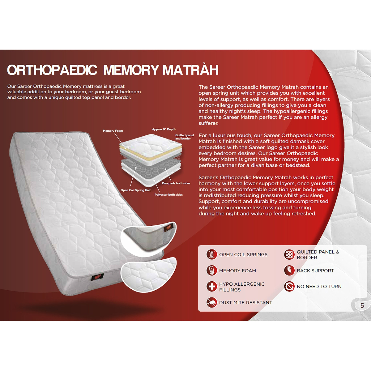 Matrah Ortho Memory Mattress