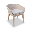 FSC 1 Saturn 150cm Round Table w 6 Eden Dawn Dining Chairs from Roseland Furniture