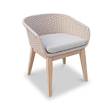 FSC 1 Saturn 150cm Round Table w 6 Eden Dawn Dining Chairs from Roseland Furniture