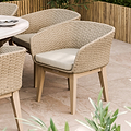FSC 1 Saturn 200x145cm Ellipse Table w 8 EDawn Chairs from Roseland Furniture