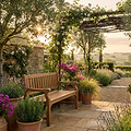 Sofia 150cm 2 Seater Garden Bench from Roseland Furniture
