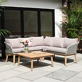 FSC 1 Sol Corner Lounge Set with Coffee Table Close1 from Roseland Furniture