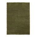 Roswell Olive Stain Resistant Shaggy Rug for living room