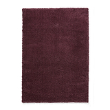 Roswell Purple Stain Resistant Shaggy Rug for living room