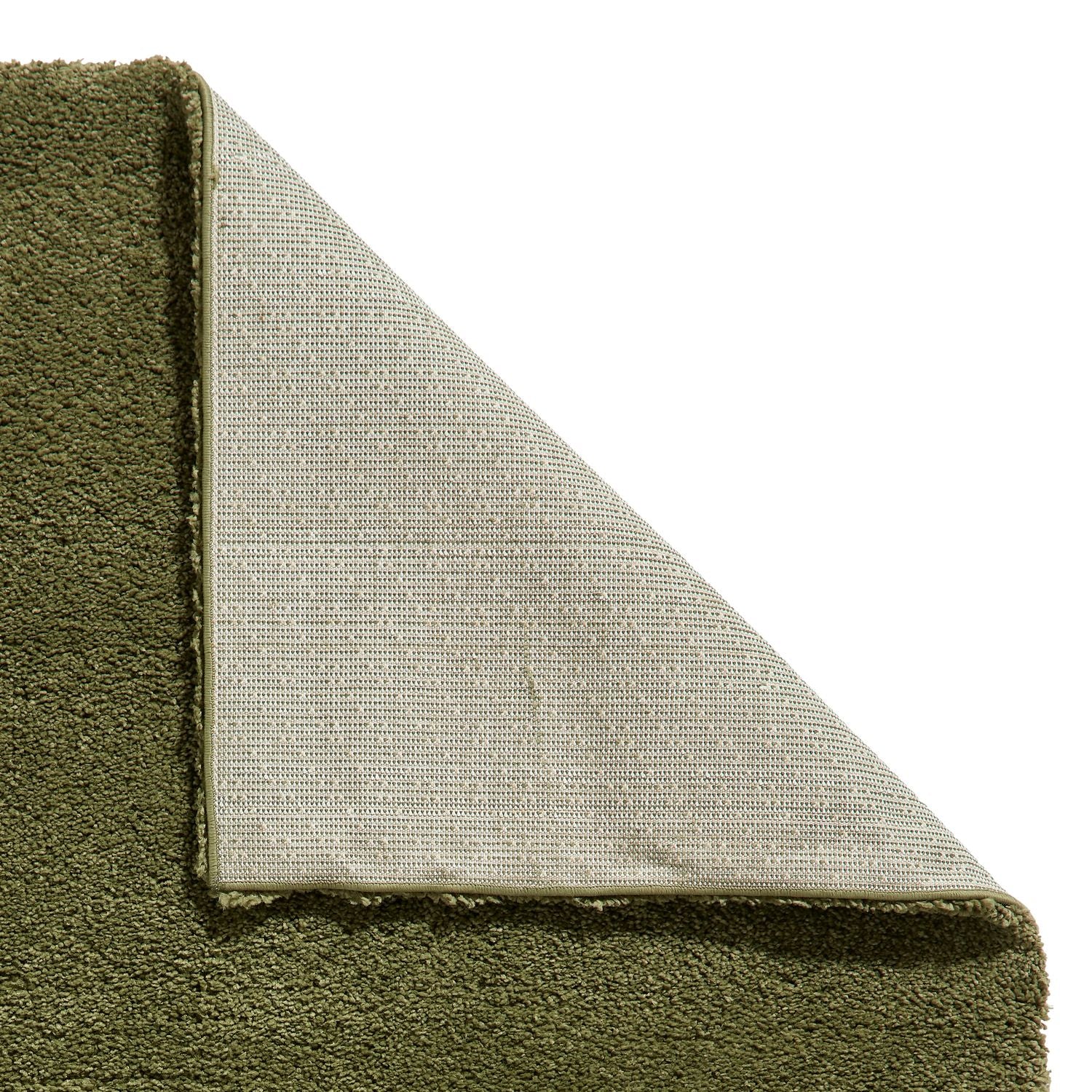 Roswell Olive Stain Resistant Shaggy Rug for living room