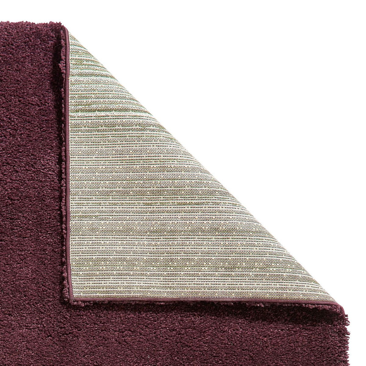 Roswell Purple Stain Resistant Shaggy Rug for living room