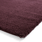 Roswell Purple Stain Resistant Shaggy Rug for living room