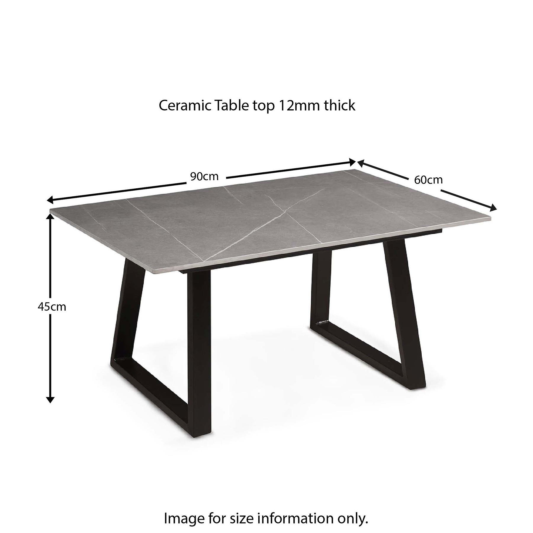 Milan Ceramic Coffee Table from Roseland Furniture