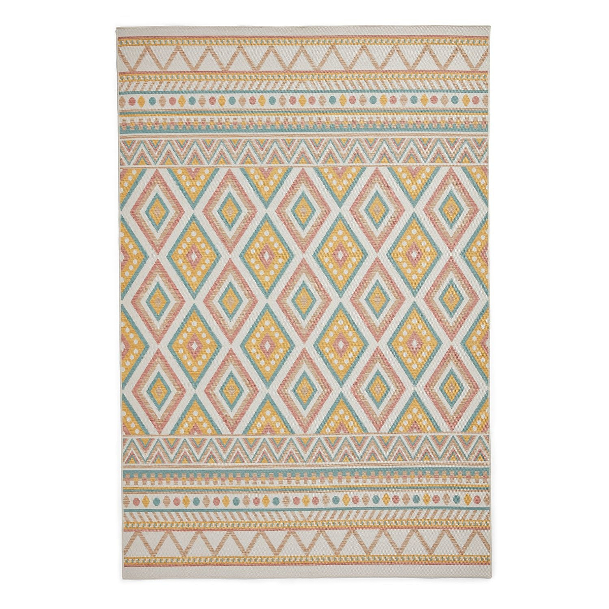 Beige Loxley Multicolour Indoor/Outdoor Rug from Roseland Furniture