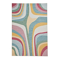 Red Cavill Abstract Indoor/Outdoor Rug from Roseland Furniture