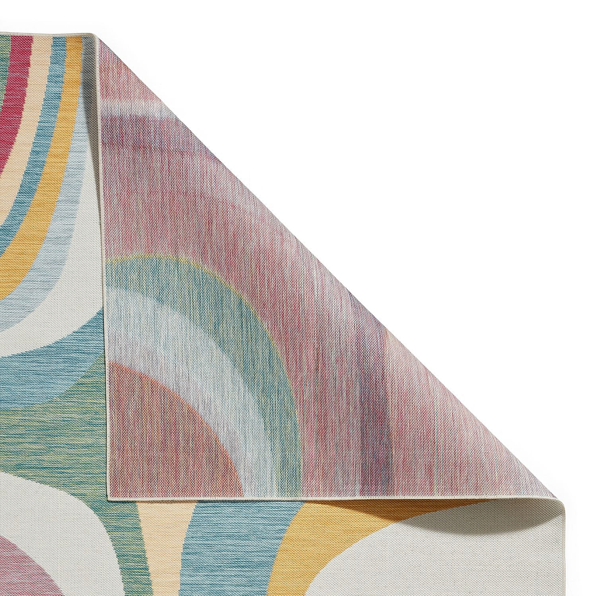 Red Cavill Abstract Indoor/Outdoor Rug from Roseland Furniture