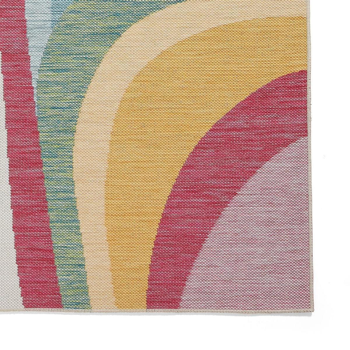 Red Cavill Abstract Indoor/Outdoor Rug from Roseland Furniture
