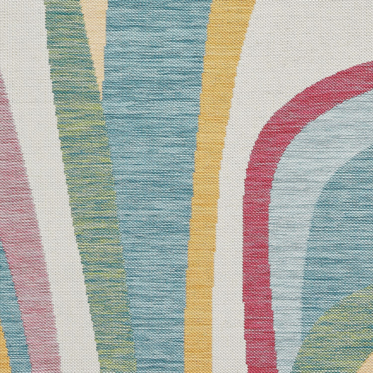 Red Cavill Abstract Indoor/Outdoor Rug from Roseland Furniture
