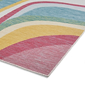 Red Cavill Abstract Indoor/Outdoor Rug from Roseland Furniture