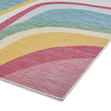 Red Cavill Abstract Indoor/Outdoor Rug from Roseland Furniture