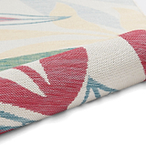 Red Briarwood Foliage Indoor/Outdoor Rug from Roseland Furniture