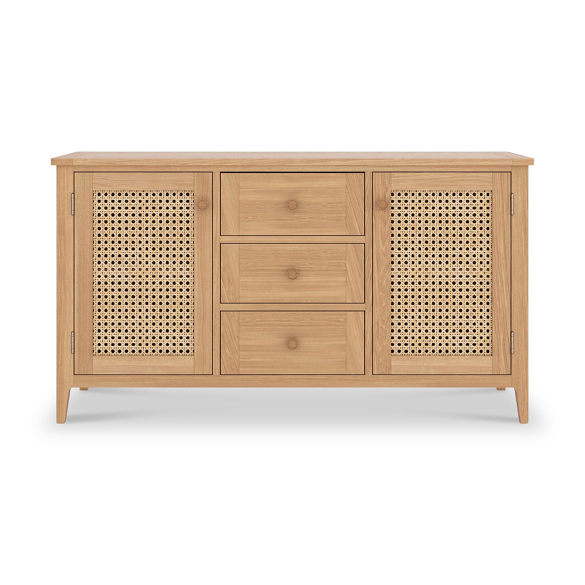 Albany Oak Rattan Large Sideboard from Roseland Furniture