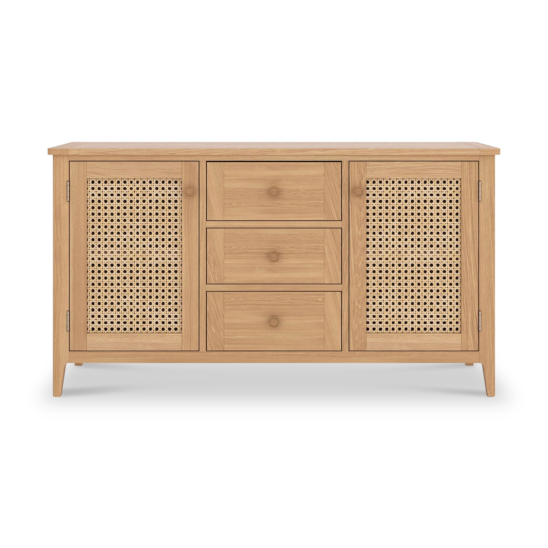 Albany Oak Rattan Large Sideboard from Roseland Furniture