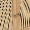 Albany Oak Rattan Small Cupboard from Roseland Furniture