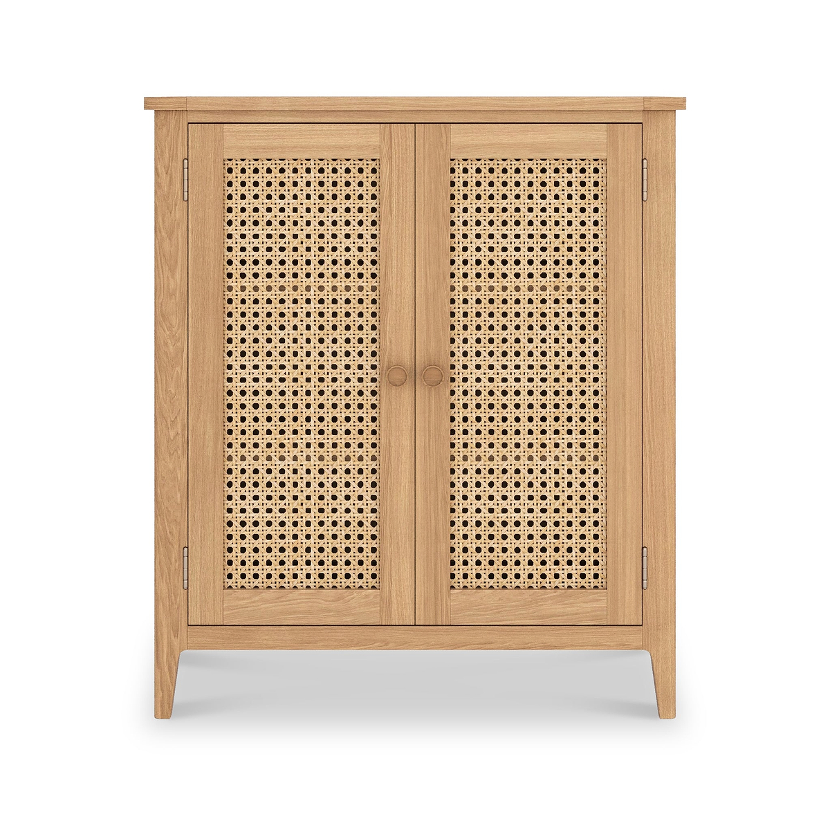 Albany Oak Rattan Small Cupboard from Roseland Furniture
