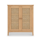 Albany Oak Rattan Small Cupboard from Roseland Furniture