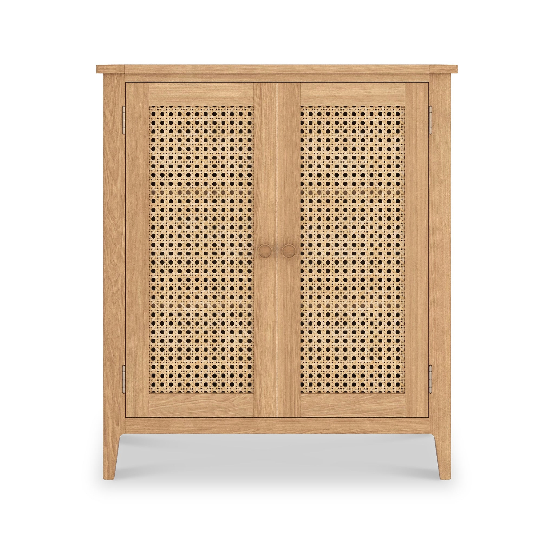 Albany Oak Rattan Small Cupboard from Roseland Furniture