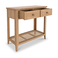 Albany Oak Rattan Console Table from Roseland Furniture