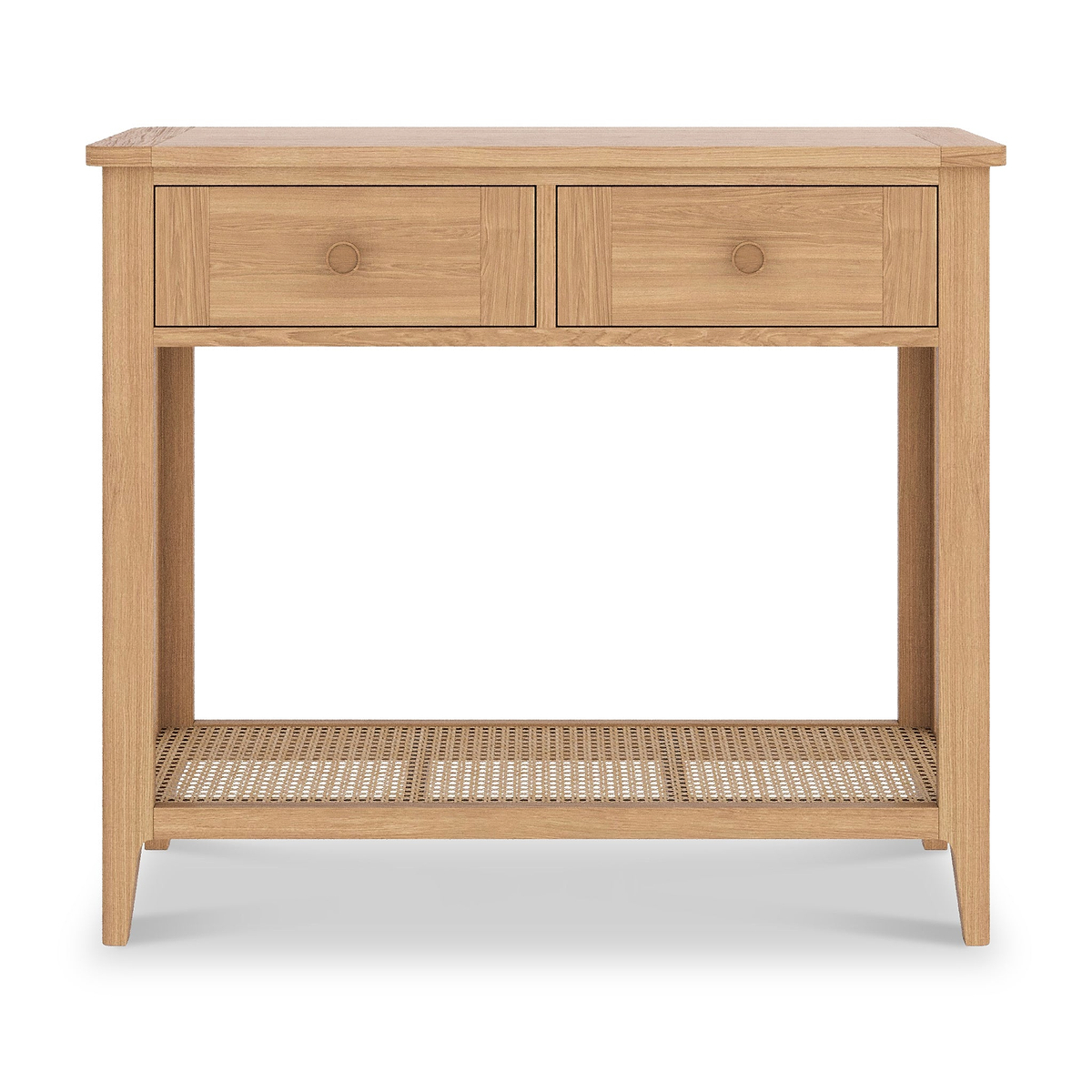 Albany Oak Rattan Console Table from Roseland Furniture