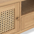 Albany Oak Rattan 120cm TV Unit from Roseland Furniture