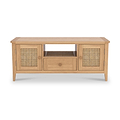 Albany Oak Rattan 120cm TV Unit from Roseland Furniture