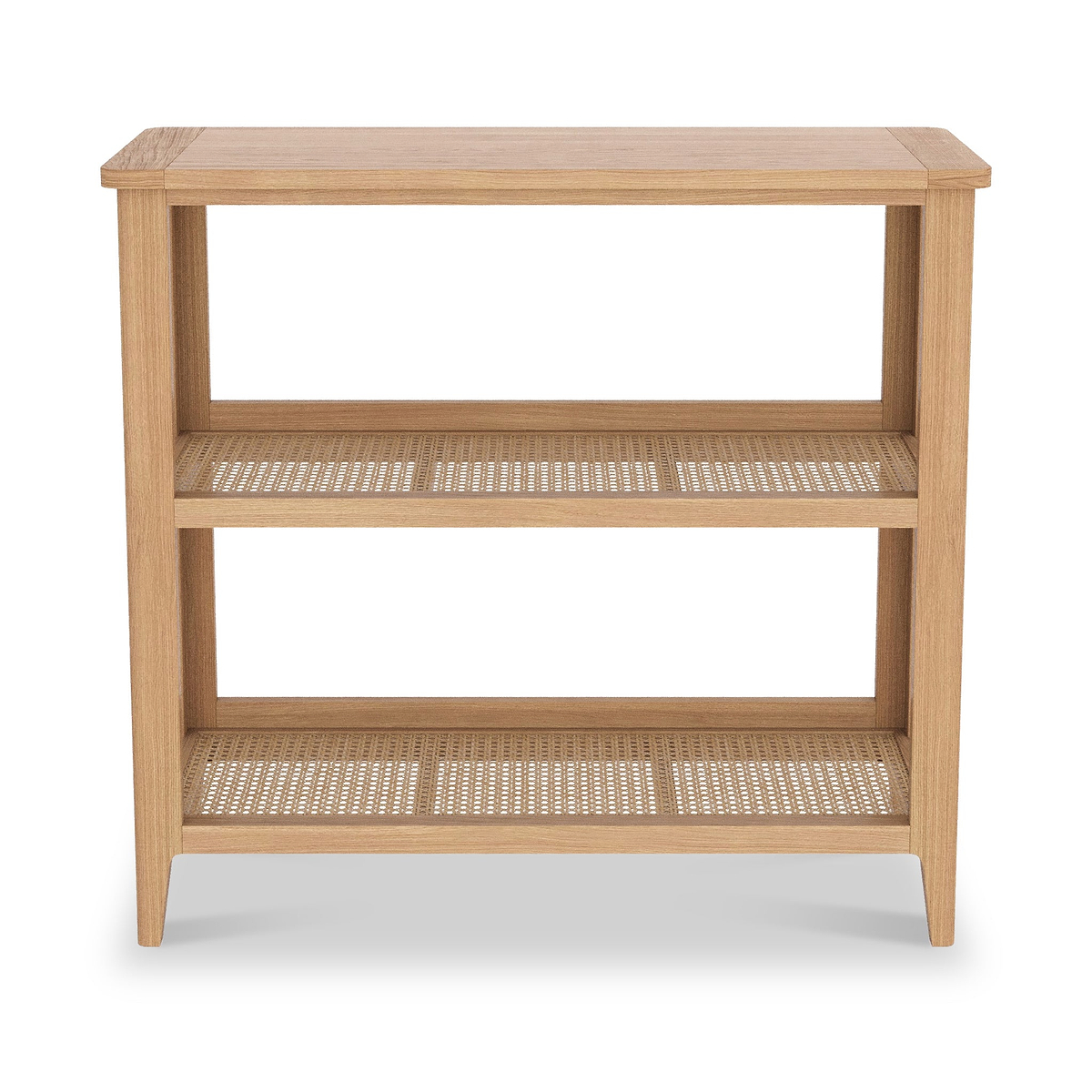 Albany Oak Rattan Small Bookshelf from Roseland Furniture