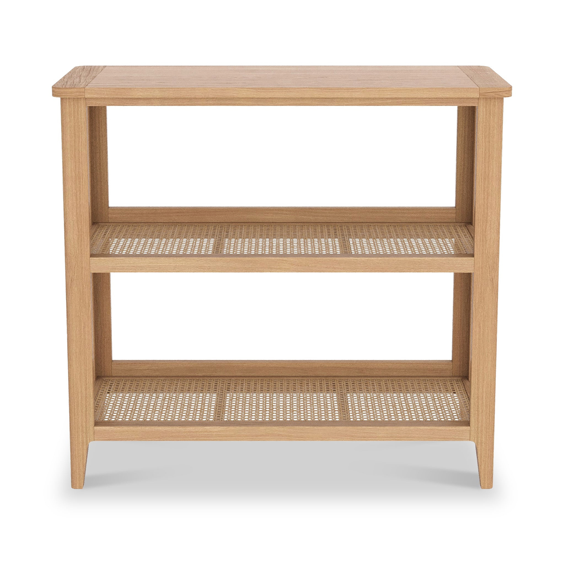 Albany Oak Rattan Small Bookshelf from Roseland Furniture
