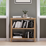 Albany Oak Rattan Small Bookshelf from Roseland Furniture