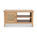 Albany Oak Rattan Small TV Unit from Roseland Furniture