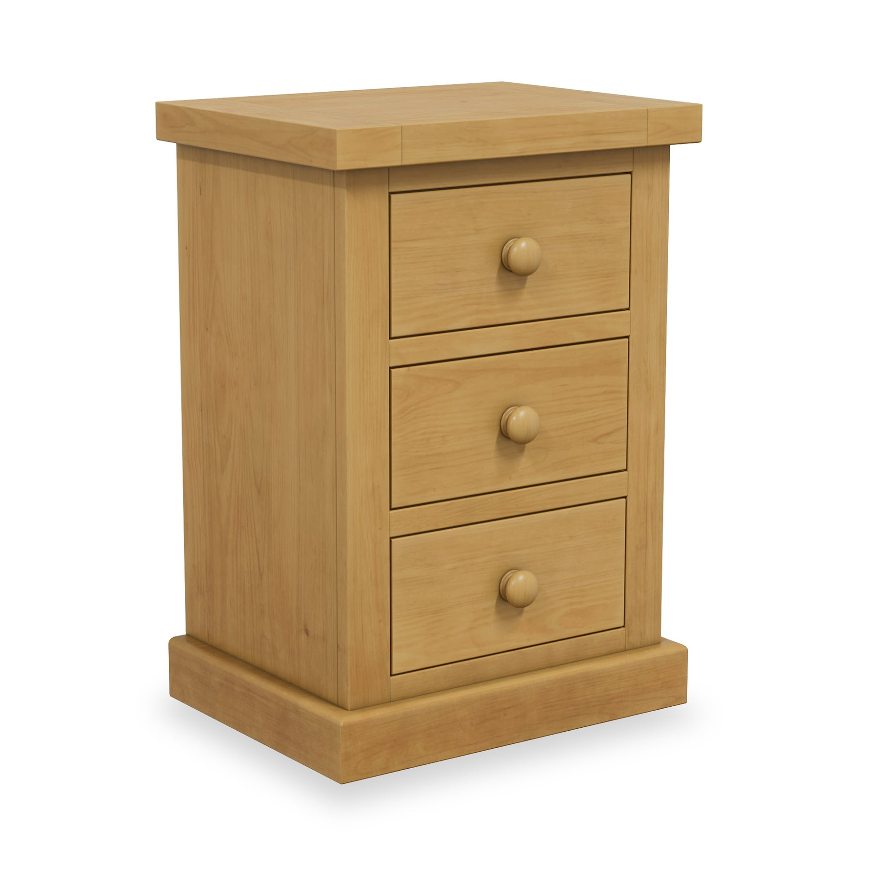 Chiswick Pine 3 Drawer Bedside from Roseland Furniture