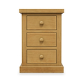 Chiswick Pine 3 Drawer Bedside from Roseland Furniture