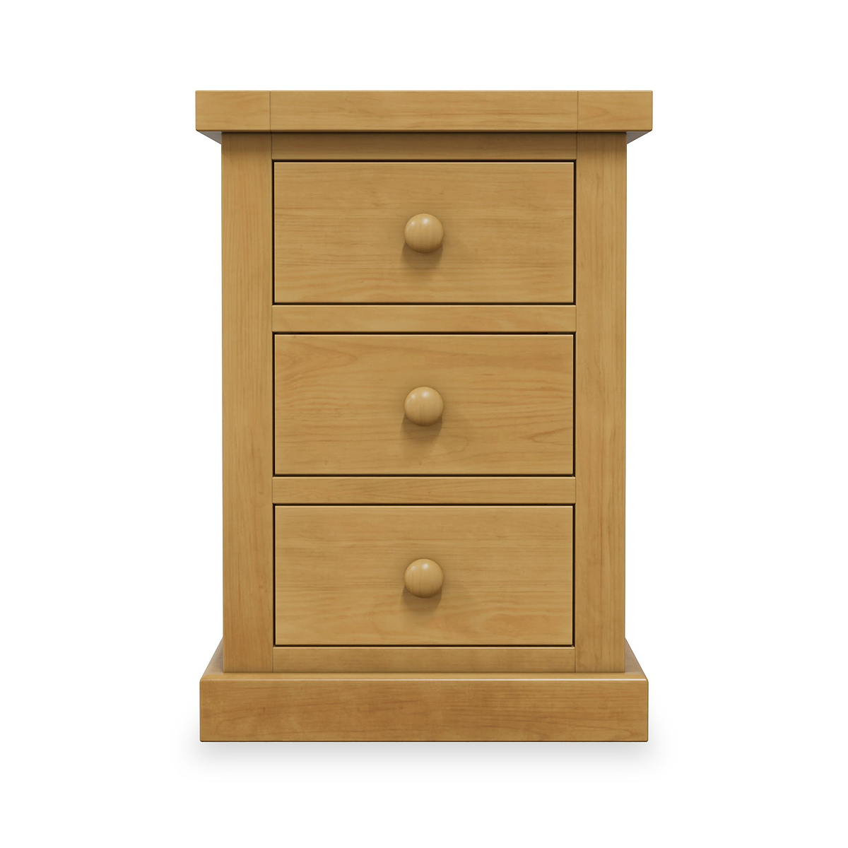 Chiswick Pine 3 Drawer Bedside from Roseland Furniture